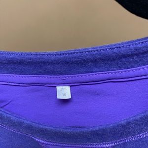 Lululemon purple sweatshirt. Size 10
